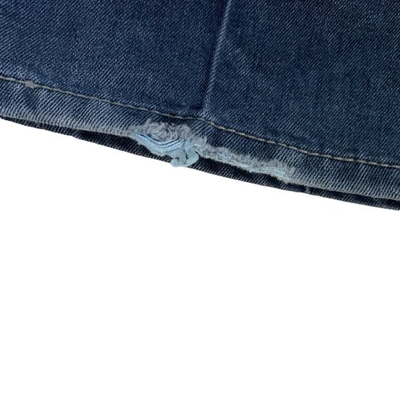 Levis Mens 569 Jeans Size 42X28 Loose Straight Blue Pressed Seams Zipper Pocket - Picture 6 of 8